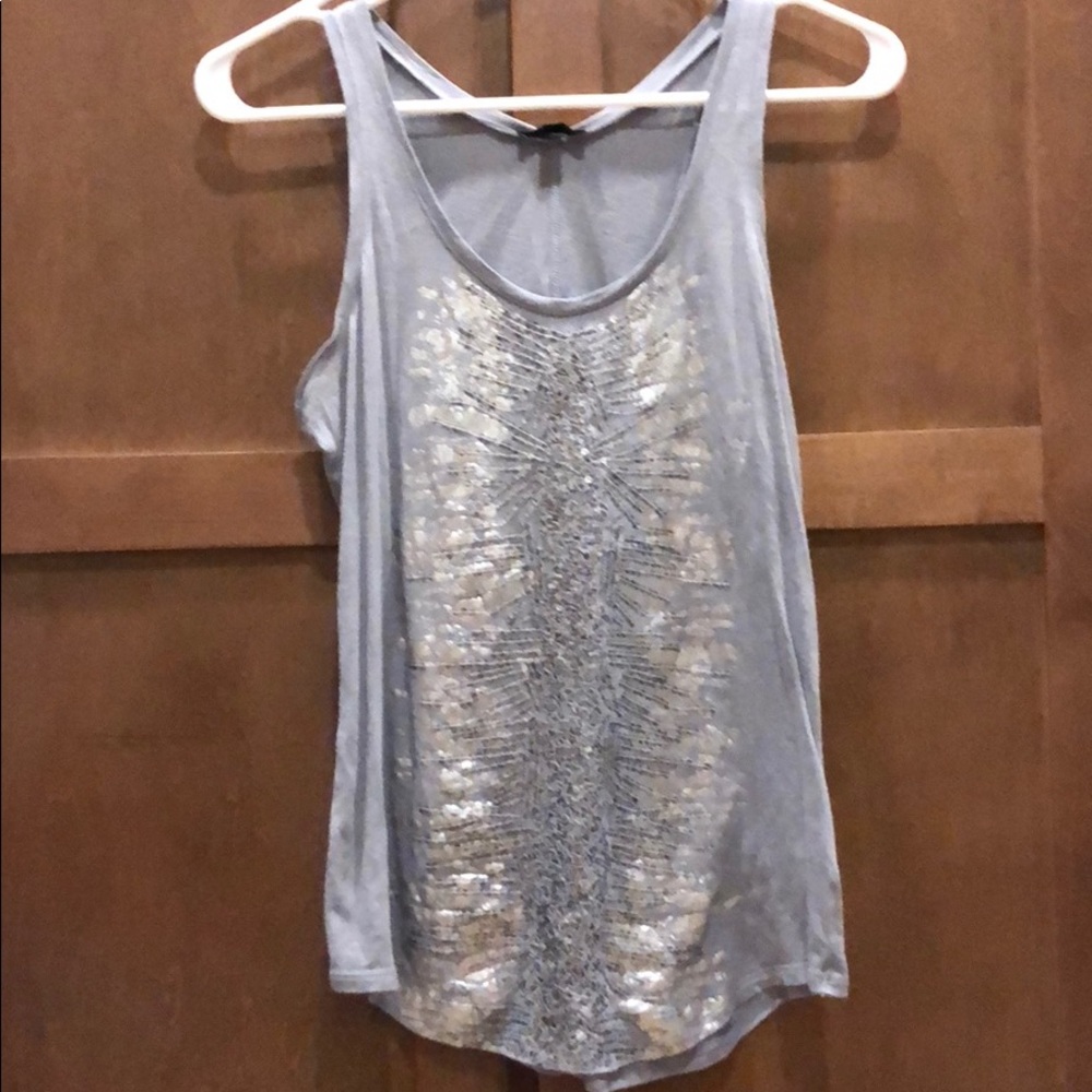 Express sequin tank top